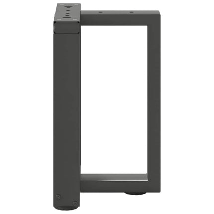 Soffbordsben T-formade 2 st antracit 28x25x(42-43) cm stål