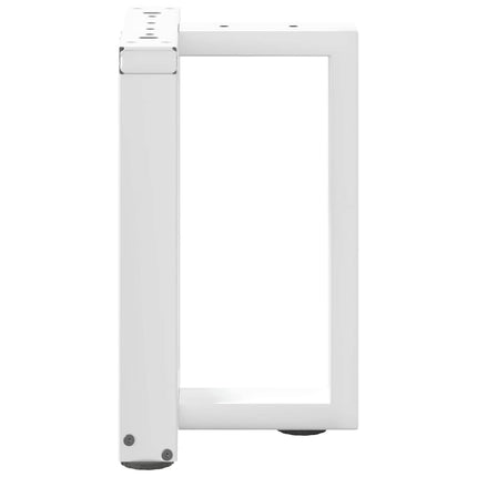 Soffbordsben T-formade 2 st vita 38x25x(42-43) cm stål