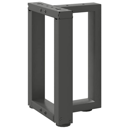 Soffbordsben T-formade 2 st antracit 38x25x(42-43) cm stål