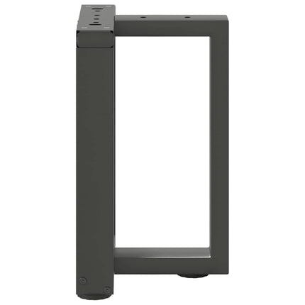 Soffbordsben T-formade 2 st antracit 38x25x(42-43) cm stål