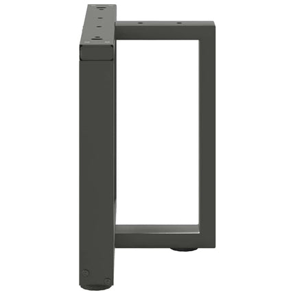 Soffbordsben T-formade 2 st antracit 50x25x(42-43) cm stål