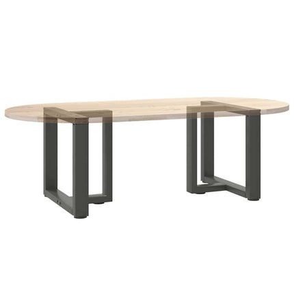 Soffbordsben T-formade 2 st antracit 50x25x(42-43) cm stål