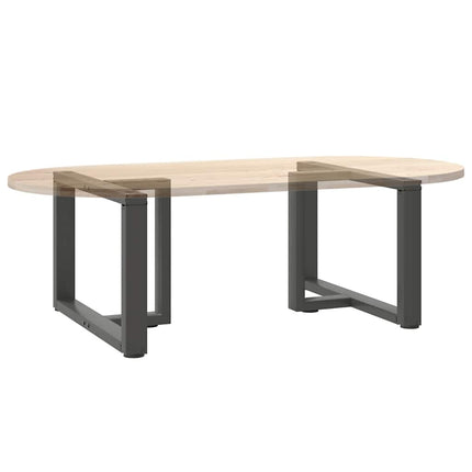 Soffbordsben T-formade 2 st antracit 60x25x(42-43) cm stål