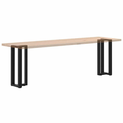 Konsolbordsben T-formade 2 st svarta 25x28x(72-73) cm stål