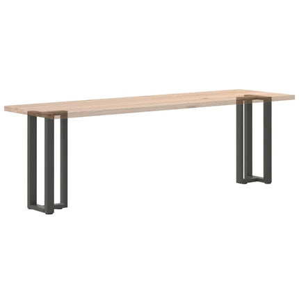 Konsolbordsben T-formade 2 st antracit 38x25x(72-73) cm stål