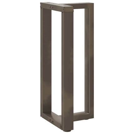 Barbordsben T-formade 2 st svarta 40x35x(90-91) cm stål
