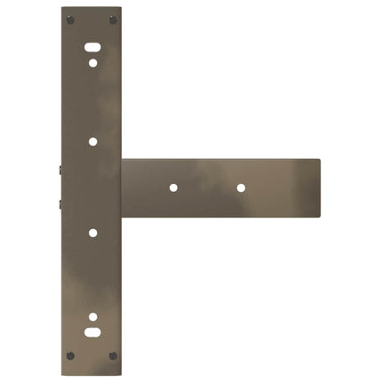 Barbordsben T-formade 2 st svarta 40x35x(90-91) cm stål
