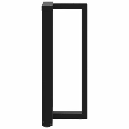 Barbordsben T-formade 2 st svarta 50x35x(90-91) cm stål