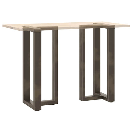 Barbordsben T-formade 2 st svarta 50x35x(90-91) cm stål