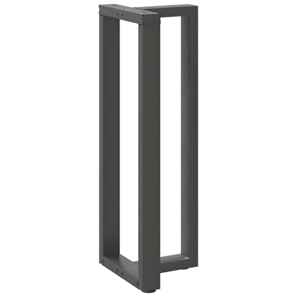 Barbordsben T-formade 2 st antracit 50x35x(110-111) cm stål
