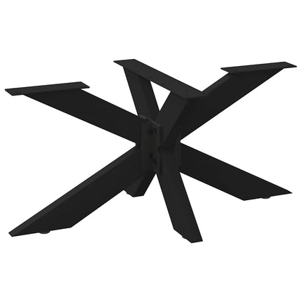 Soffbordsben spindelformad svart 98x58x(42-43) cm stål