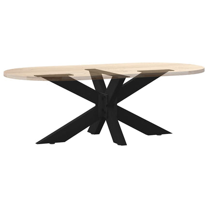 Soffbordsben spindelformad svart 98x58x(42-43) cm stål