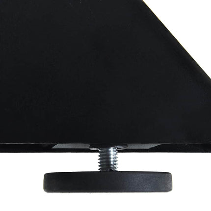 Soffbordsben spindelformad svart 98x58x(42-43) cm stål