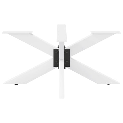 Soffbordsben spindelformad vit 98x58x(42-43) cm stål