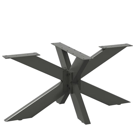 Soffbordsben spindelformad antracit 98x58x(42-43) cm stål