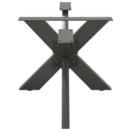 Soffbordsben spindelformad antracit 98x58x(42-43) cm stål