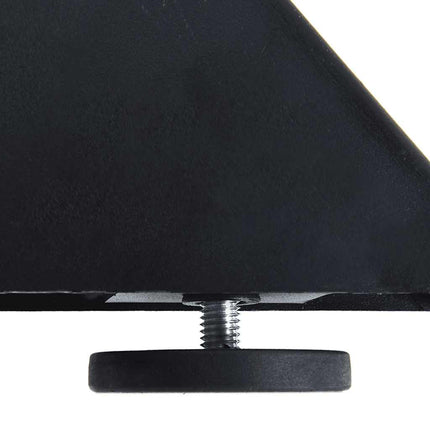 Soffbordsben spindelformad antracit 98x58x(42-43) cm stål