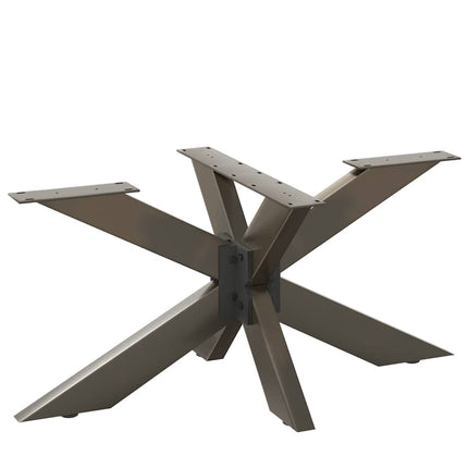 Soffbordsben spindelformad svart 98x58x(42-43) cm stål
