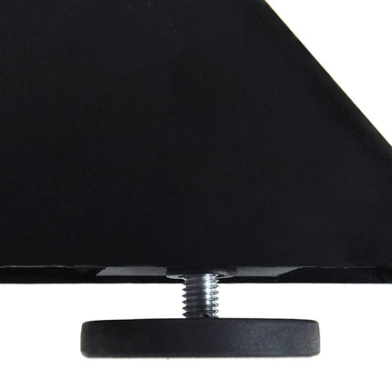 Matbordsben spindelformad svart 120x68x(72-73) cm stål