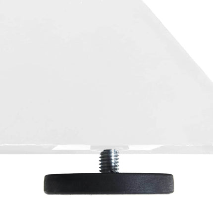 Matbordsben spindelformad vit 85x85x(72-73) cm stål