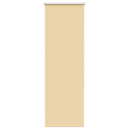 Rullgardin mörkläggningsbar beige 55x130 cm tyg bredd 50,7 cm
