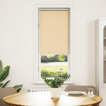 Rullgardin mörkläggningsbeige 60x130 cm tyg bredd 55,7 cm