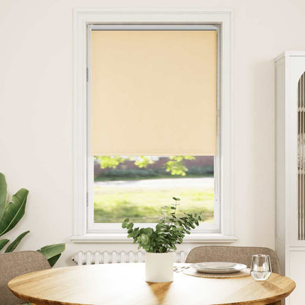 Rullgardin mörkläggningsbar beige 65x130 cm tyg bredd 60,7 cm