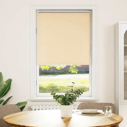 Rullgardin mörkläggningsbar beige 75x130 cm tyg bredd 70,7 cm