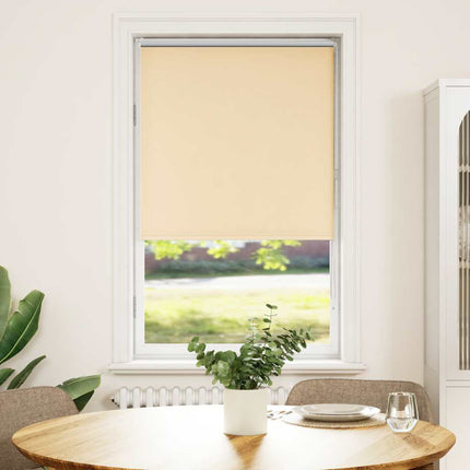 Rullgardin mörkläggningsbar beige 80x130 cm tyg bredd 75,7 cm
