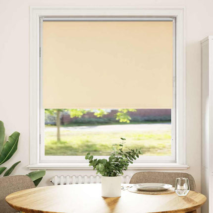 Rullgardin mörkläggningsbeige 110x130 cm tygbredd 105,7 cm