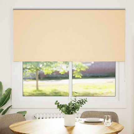 Rullgardin mörkläggningsbar beige 150x150 cm tyg bredd 146,6 cm