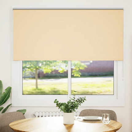 Rullgardin mörkläggningsbar beige 160x150 cm tyg bredd 156,6 cm