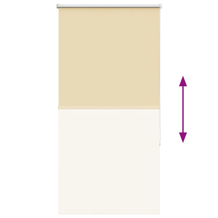 Rullgardin mörkläggningsbar beige 70x175 cm tyg bredd 65,7 cm
