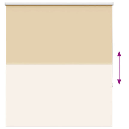Rullgardin mörkläggningsbar beige 135x175 cm tyg bredd 131,6 cm