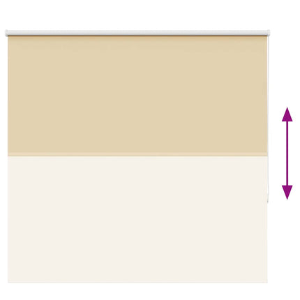 Rullgardin mörkläggningsbeige 150x175 cm tyg bredd 146,6 cm