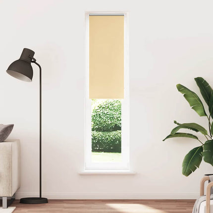 Rullgardin mörkläggningsbeige 60x210 cm tyg bredd 55,7 cm