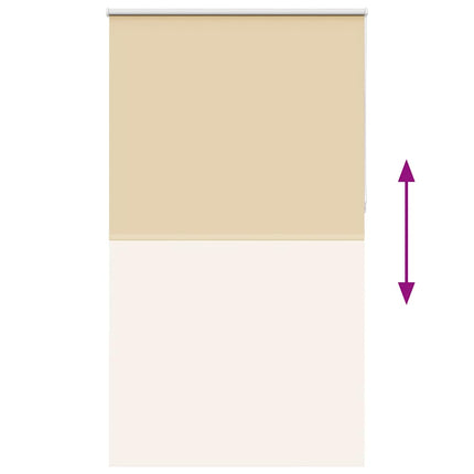 Rullgardin mörkläggningsbar beige 140x230 cm tyg bredd 136,6 cm