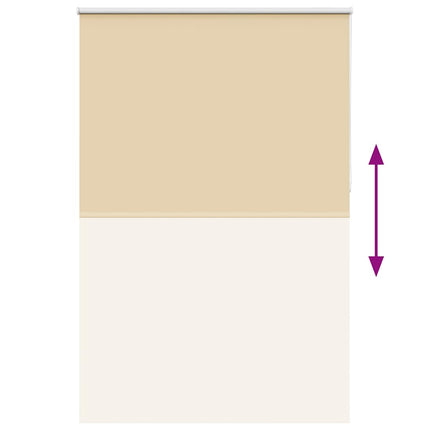 Rullgardin mörkläggningsbeige 150x230 cm tyg bredd 146,6 cm