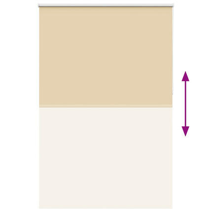 Rullgardin mörkläggningsbeige 155x230 cm tyg bredd 151,6 cm