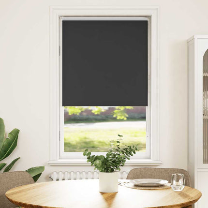 Rullgardin mörkläggning svart 75x130 cm tyg bredd 70,7 cm