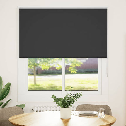 Rullgardin mörkläggning svart 140x130 cm tyg bredd 136,6 cm