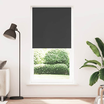 Rullgardin mörkläggning svart 110x210 cm tyg bredd 105,7 cm