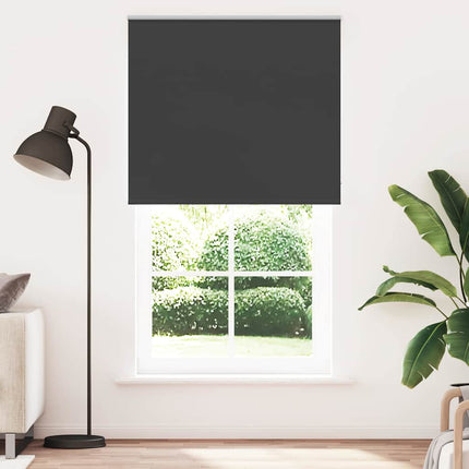 Rullgardin mörkläggning svart 140x210 cm tyg bredd 136,6 cm