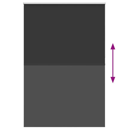 Rullgardin mörkläggning svart 155x230 cm tyg bredd 151,6 cm