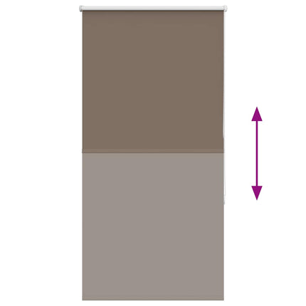 Mörkläggningsgardin kaffe 80x130 cm tyg bredd 75,7 cm polyester