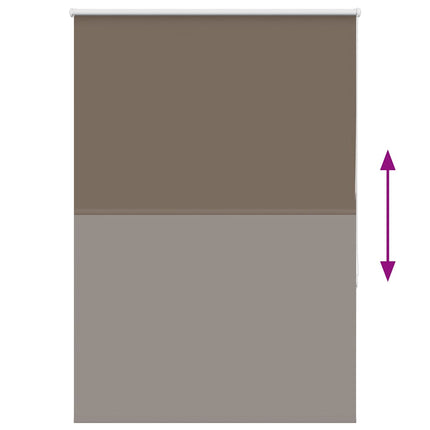Mörkläggningsgardin kaffe 90x130 cm tyg bredd 85,7 cm polyester