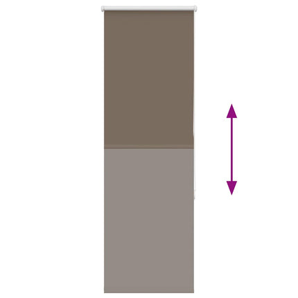 Mörkläggningsgardin kaffe 50x150 cm tyg bredd 45,7 cm polyester