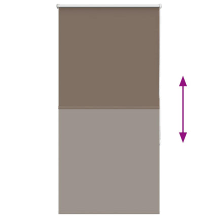 Mörkläggningsgardin kaffe 80x150 cm tyg bredd 75,7 cm polyester