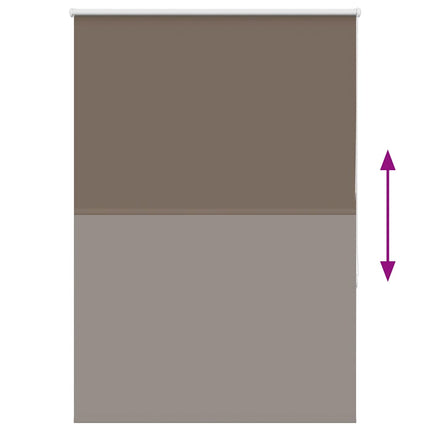 Mörkläggningsgardin kaffe 90x150 cm tyg bredd 85,7 cm polyester