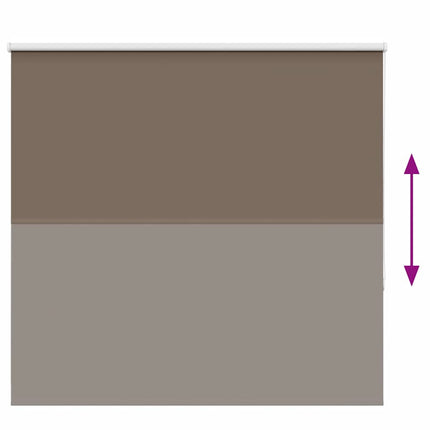 Mörkläggningsgardin kaffe 150x150 cm tyg bredd 146,6 cm